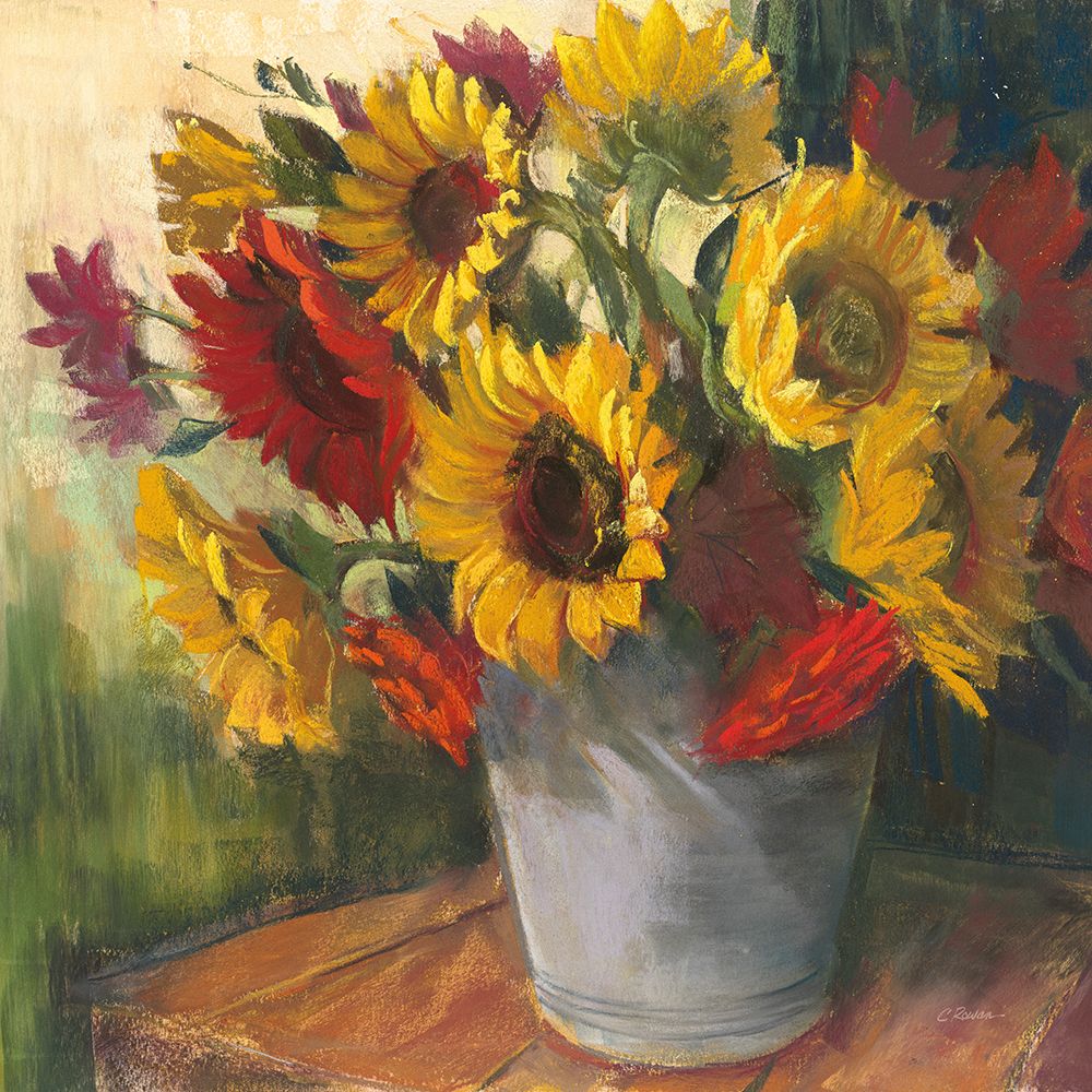 September Sunflowers art print by Carol Rowan for $57.95 CAD