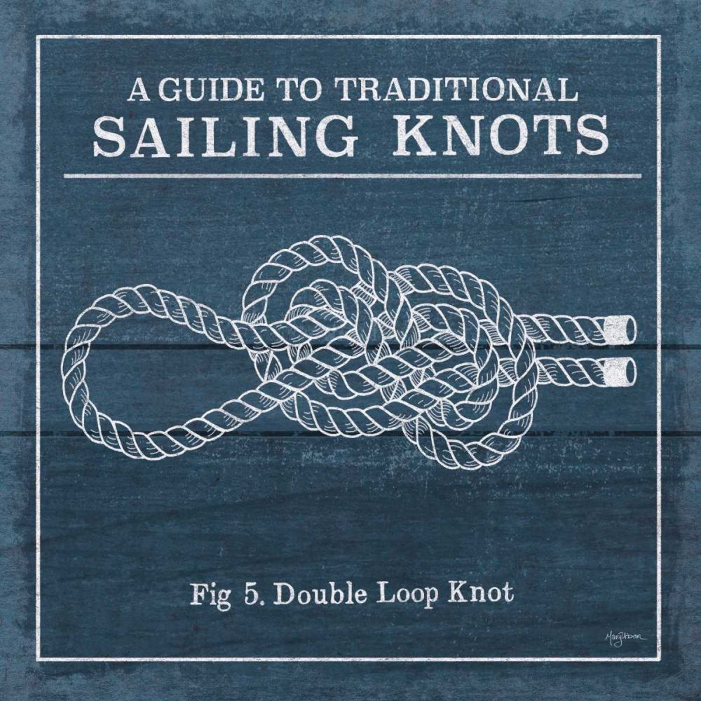 Vintage Sailing Knots V art print by Mary Urban for $57.95 CAD