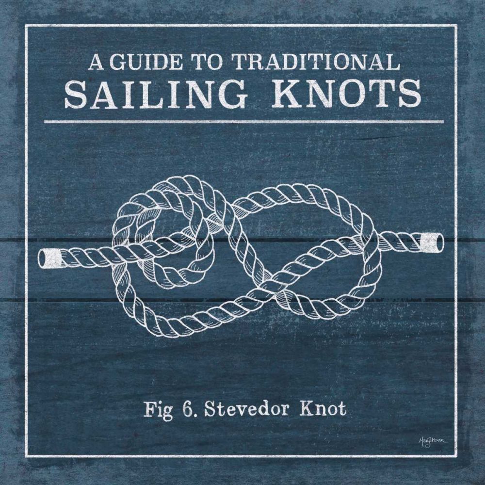 Vintage Sailing Knots VI art print by Mary Urban for $57.95 CAD