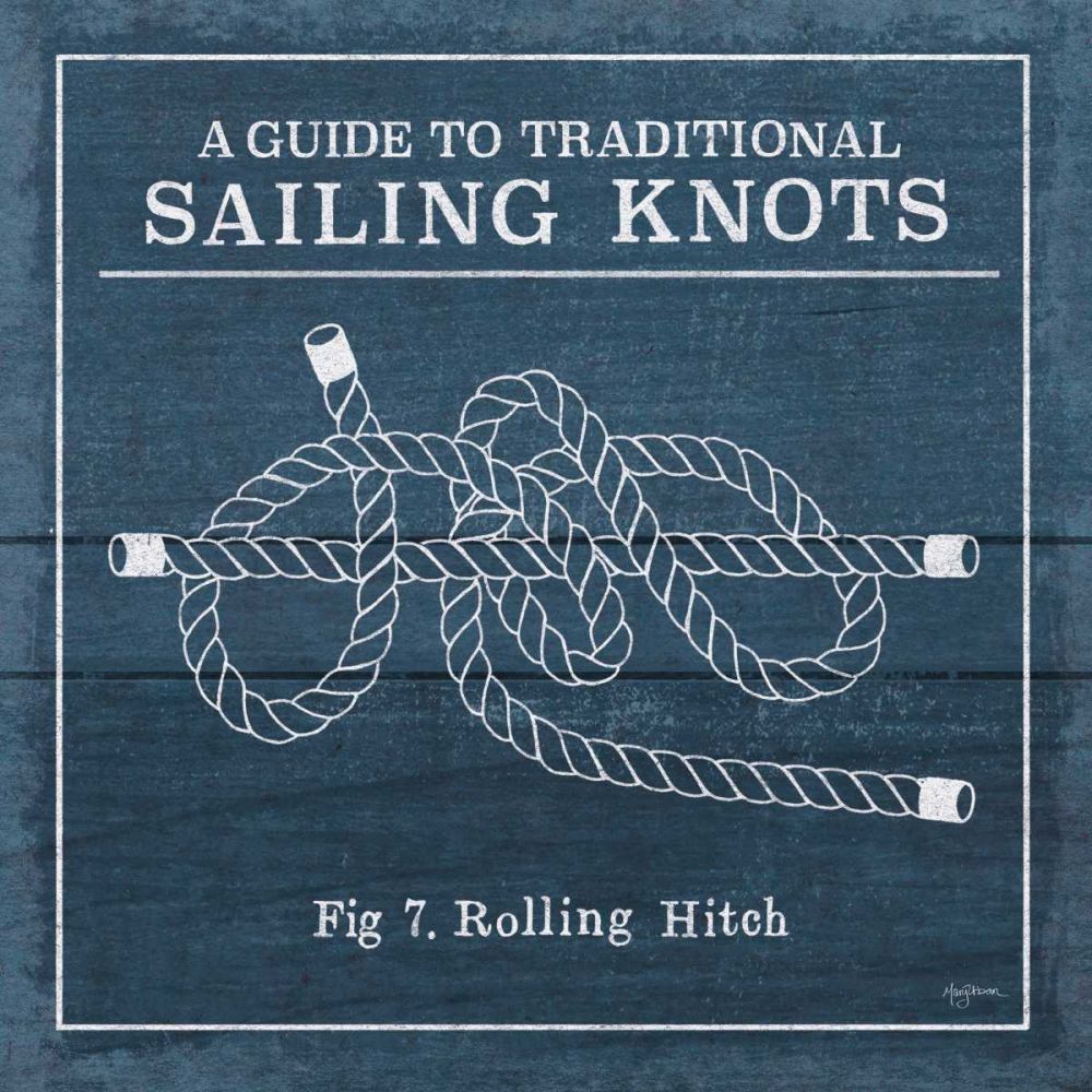 Vintage Sailing Knots VIII art print by Mary Urban for $57.95 CAD
