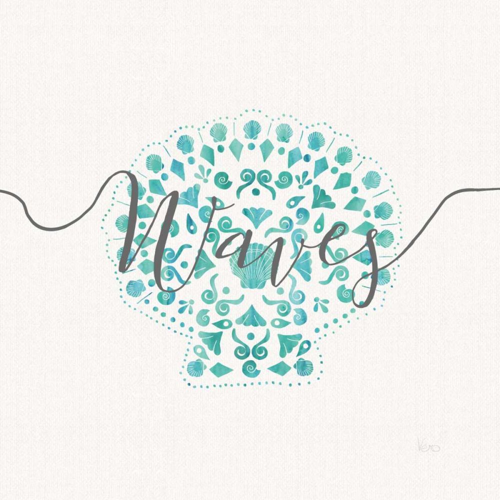 Sea Charms III Gray Words art print by Veronique Charron for $57.95 CAD