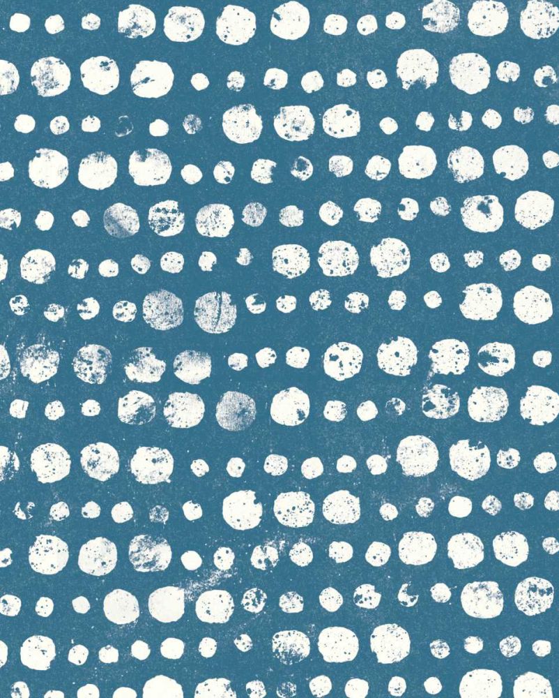 Mark Making Tile Pattern II Light Blue Crop art print by Moira Hershey for $57.95 CAD