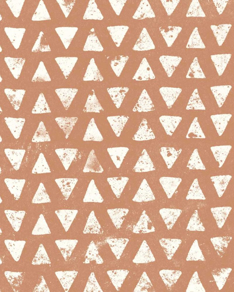 Mark Making Tile Pattern IV Rust Crop art print by Moira Hershey for $57.95 CAD