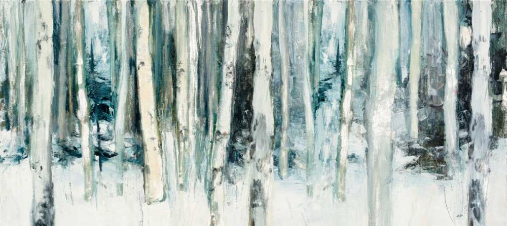 Winter Woods III Light Trees Crop art print by Julia Purinton for $57.95 CAD