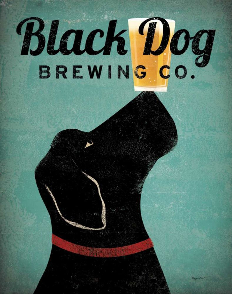 Black Dog Brewing Co v2 art print by Ryan Fowler for $57.95 CAD