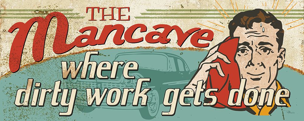 Mancave III art print by Pela Studio for $57.95 CAD