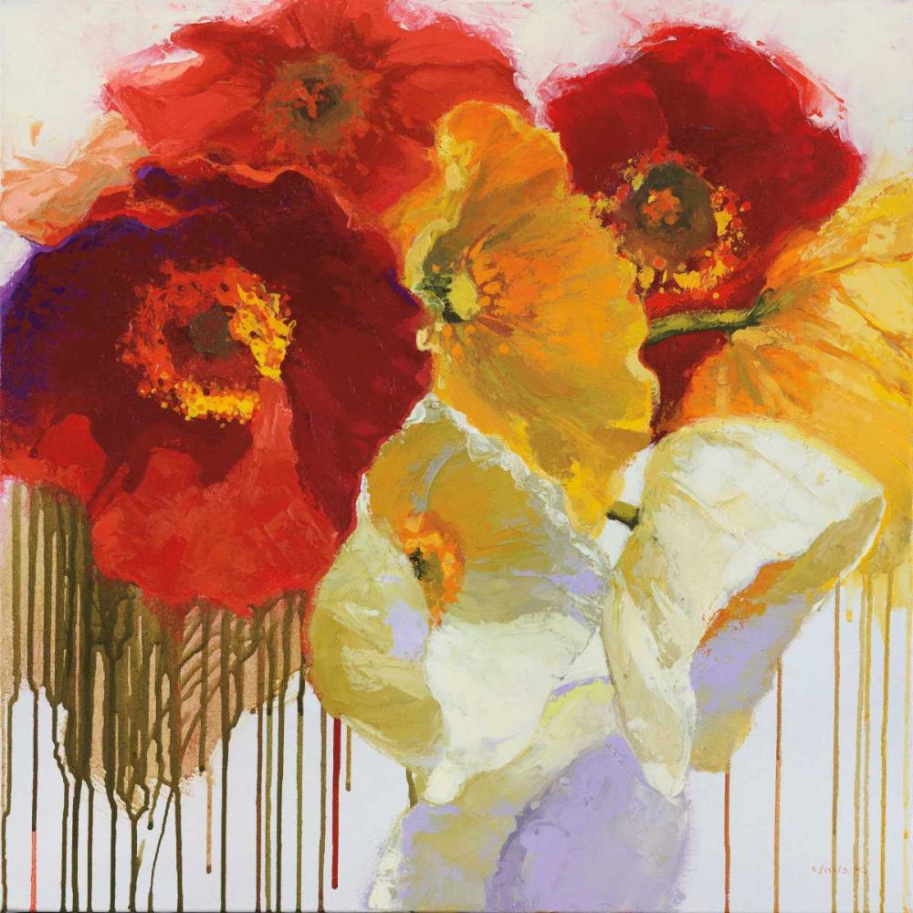 Red and Yellow Sensations art print by Shirley Novak for $57.95 CAD