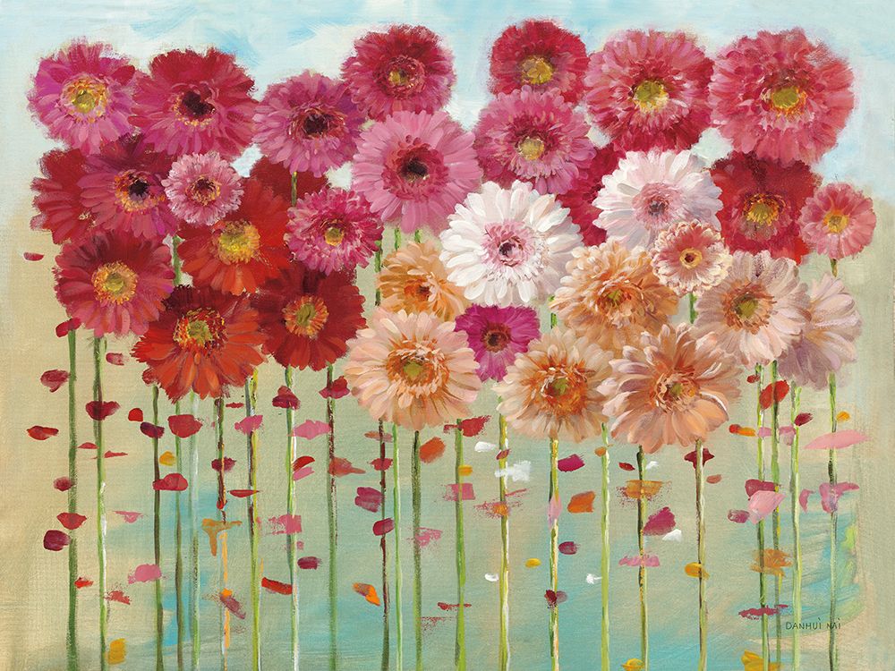 Daisies Spring art print by Danhui Nai for $57.95 CAD