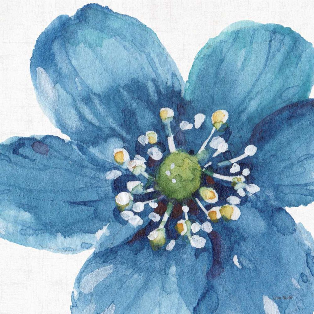 Blue and Green Garden V art print by Lisa Audit for $57.95 CAD