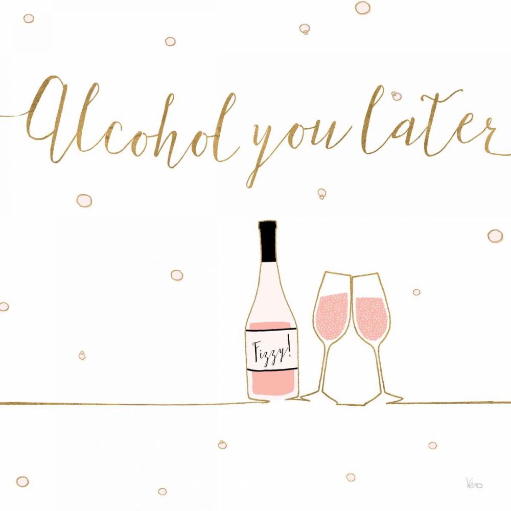 Underlined Bubbly VIII art print by Veronique Charron for $57.95 CAD