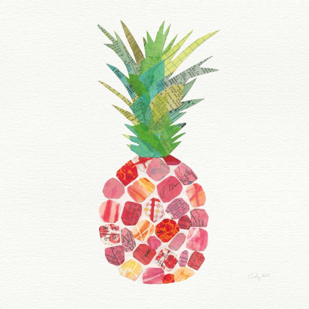 Tropical Fun Pineapple I art print by Courtney Prahl for $57.95 CAD