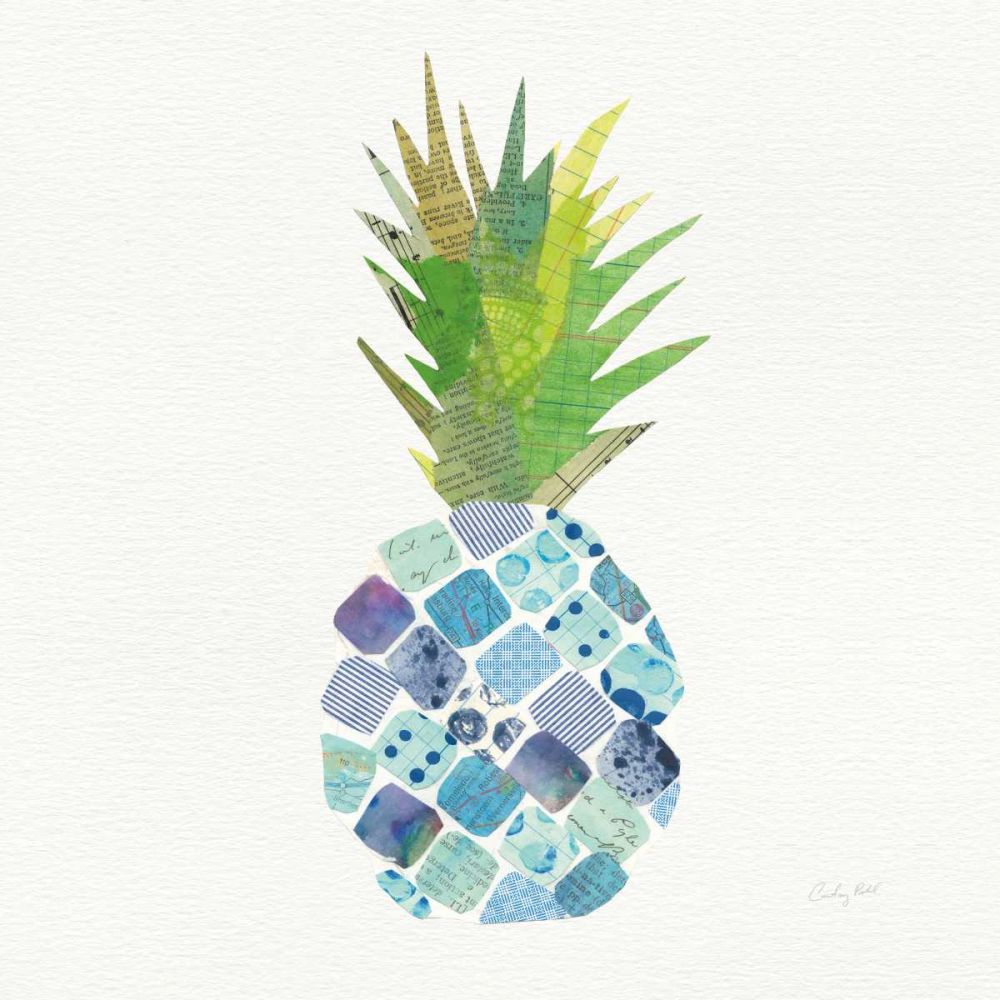 Tropical Fun Pineapple II art print by Courtney Prahl for $57.95 CAD