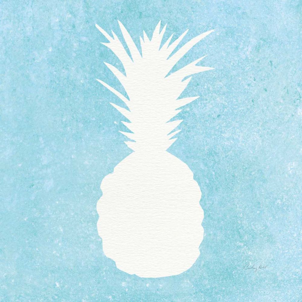 Tropical Fun Pineapple Silhouette I art print by Courtney Prahl for $57.95 CAD