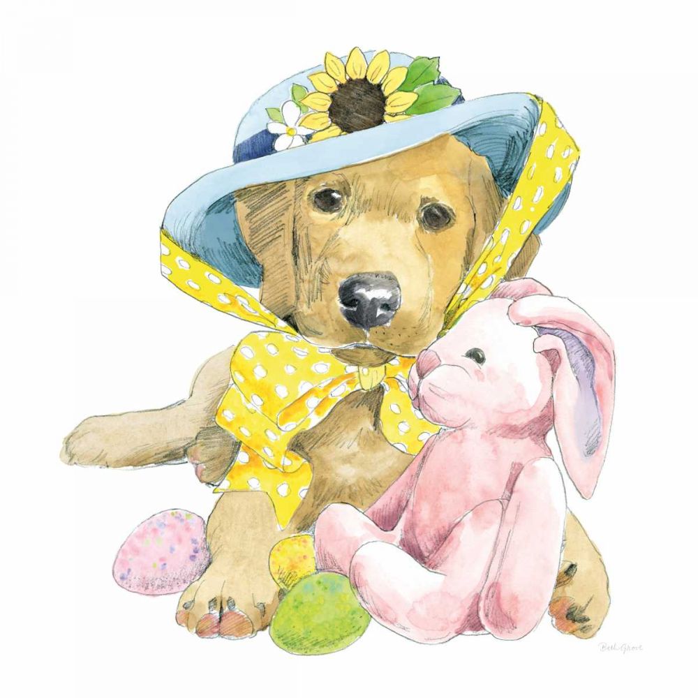 Easter Pups VI art print by Beth Grove for $57.95 CAD