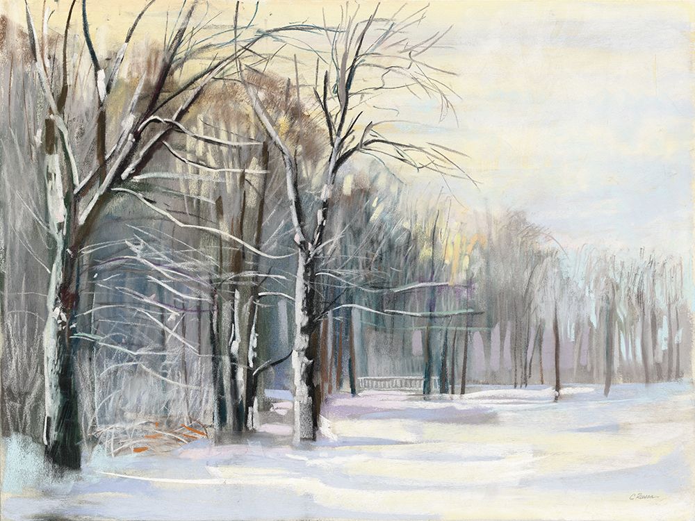 Winter in the Park art print by Carol Rowan for $57.95 CAD