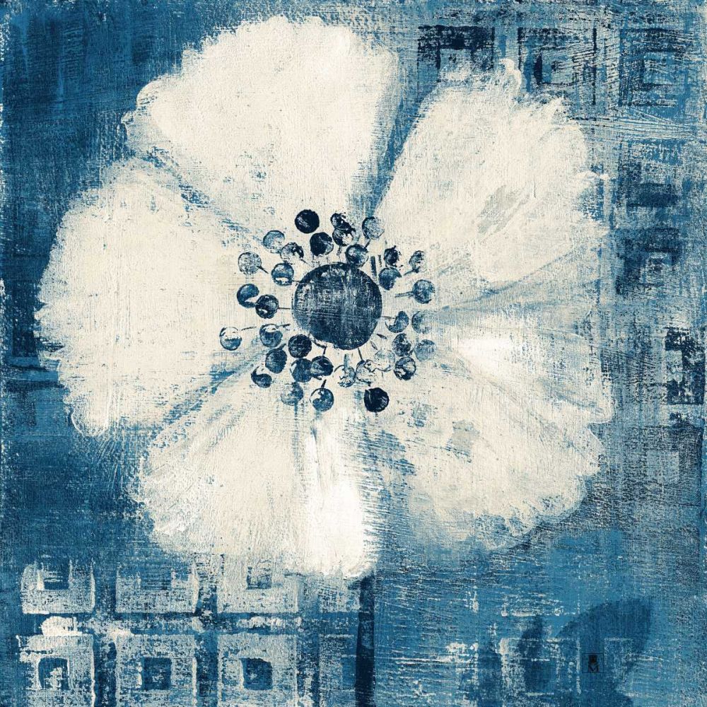 Daisy for Barbara Blue Crop art print by Studio Mousseau for $57.95 CAD