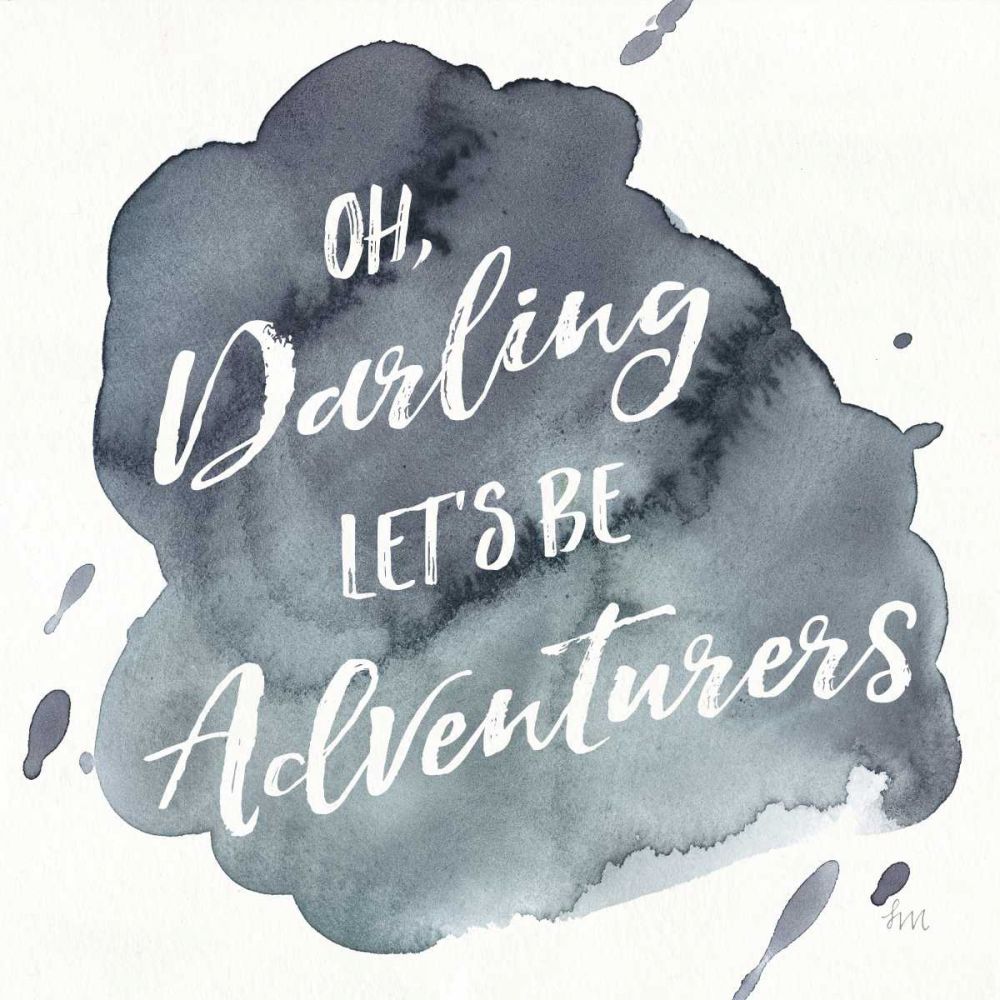 Watercolor Wanderlust Adventure I art print by Laura Marshall for $57.95 CAD