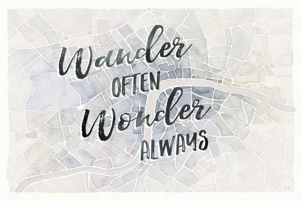 Watercolor Wanderlust London Adventure art print by Laura Marshall for $57.95 CAD