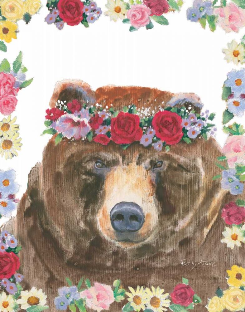 Flower Friends VII art print by Emily Adams for $57.95 CAD