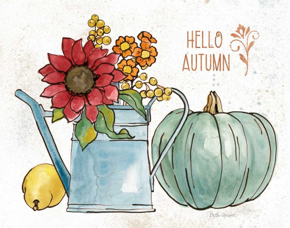 October Garden IV art print by Beth Grove for $57.95 CAD