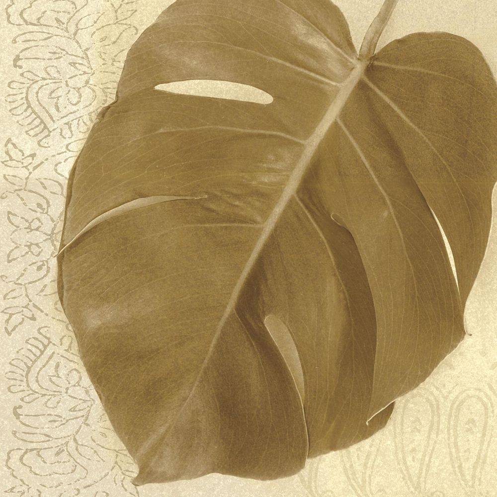 Ornate Monstera Leaf art print by Wild Apple Portfolio for $57.95 CAD
