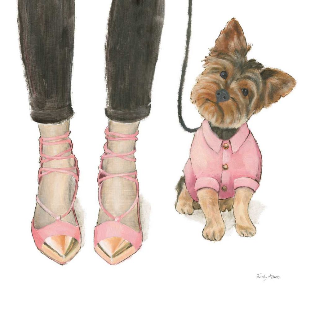 Furry Fashion Friends III art print by Emily Adams for $57.95 CAD