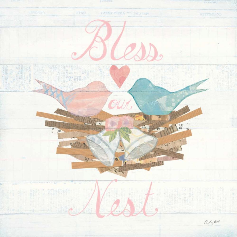 Lovebirds III art print by Courtney Prahl for $57.95 CAD