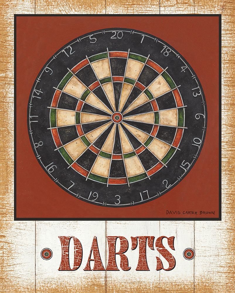Darts v2 art print by David Carter Brown for $57.95 CAD