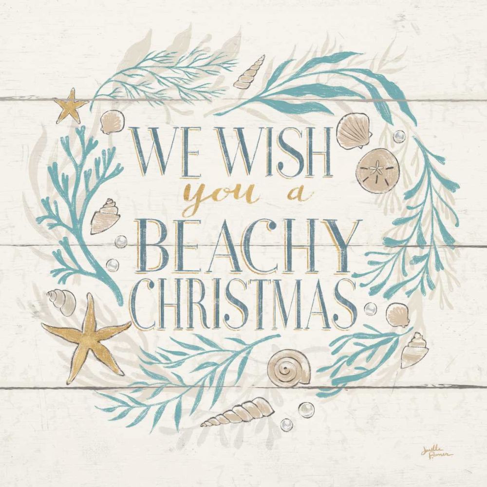 Golden Sea VI Holiday art print by Janelle Penner for $57.95 CAD