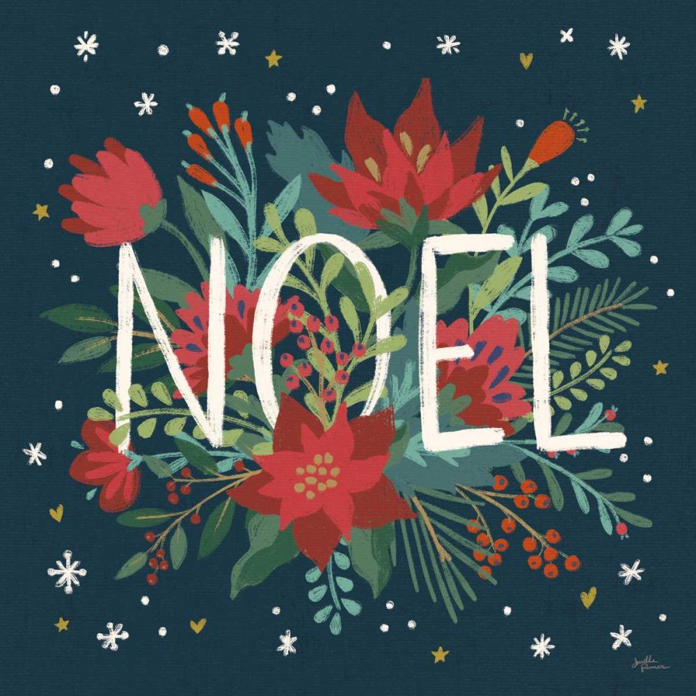 Christmas Bloom VII art print by Janelle Penner for $57.95 CAD