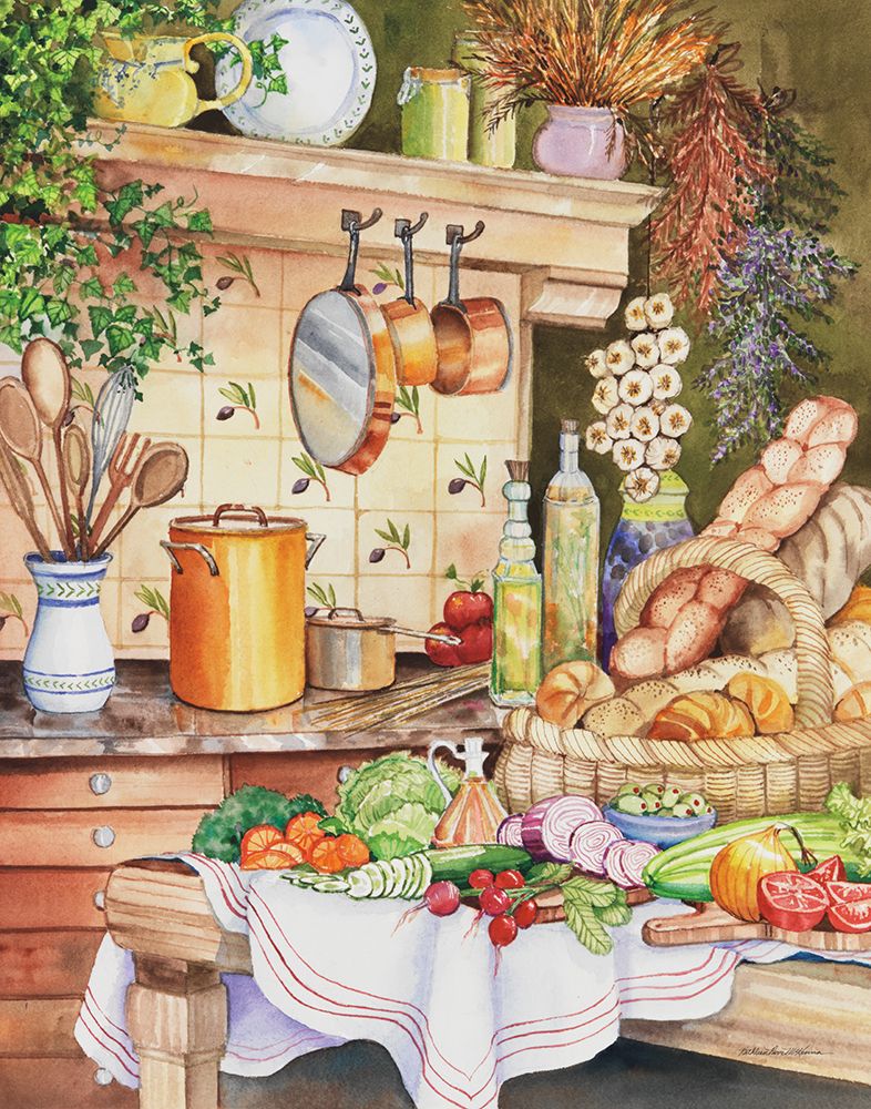 Cucina art print by Kathleen Parr McKenna for $57.95 CAD