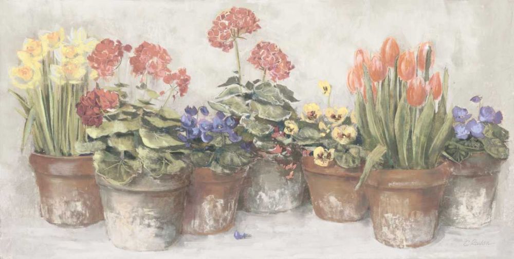 Spring in the Greenhouse Neutral art print by Carol Rowan for $57.95 CAD
