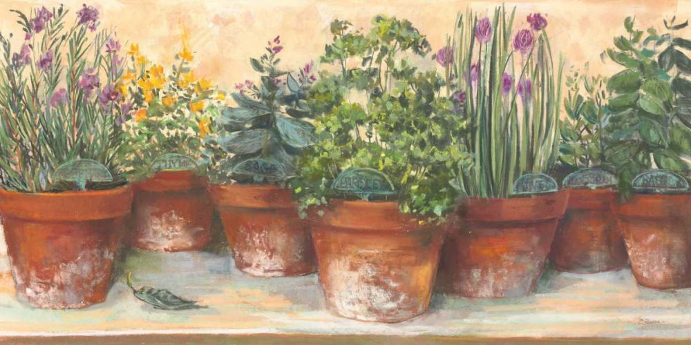Country Herbs art print by Carol Rowan for $57.95 CAD