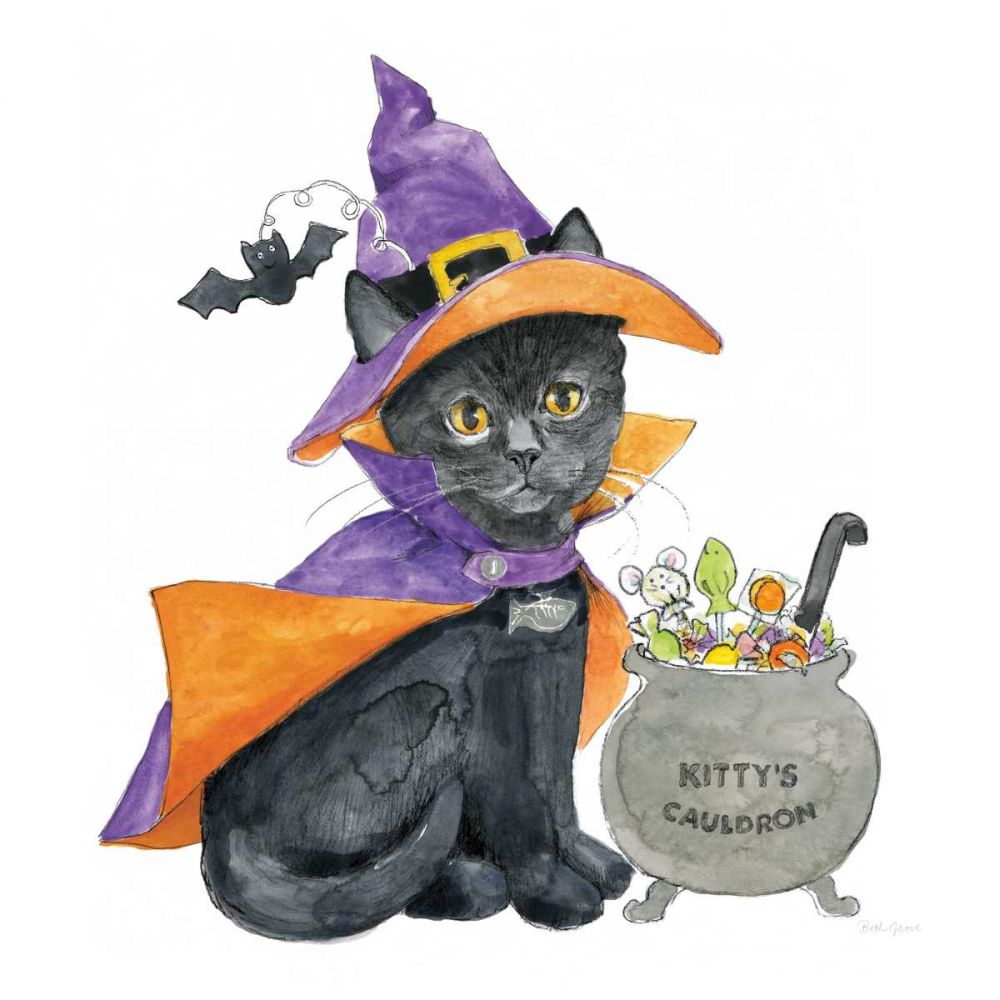 Halloween Pets I art print by Beth Grove for $57.95 CAD