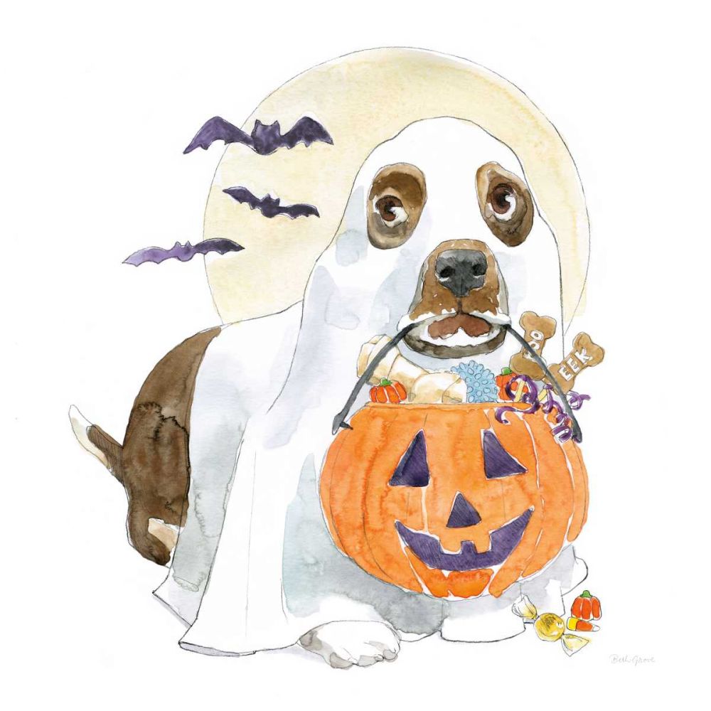 Halloween Pets III art print by Beth Grove for $57.95 CAD
