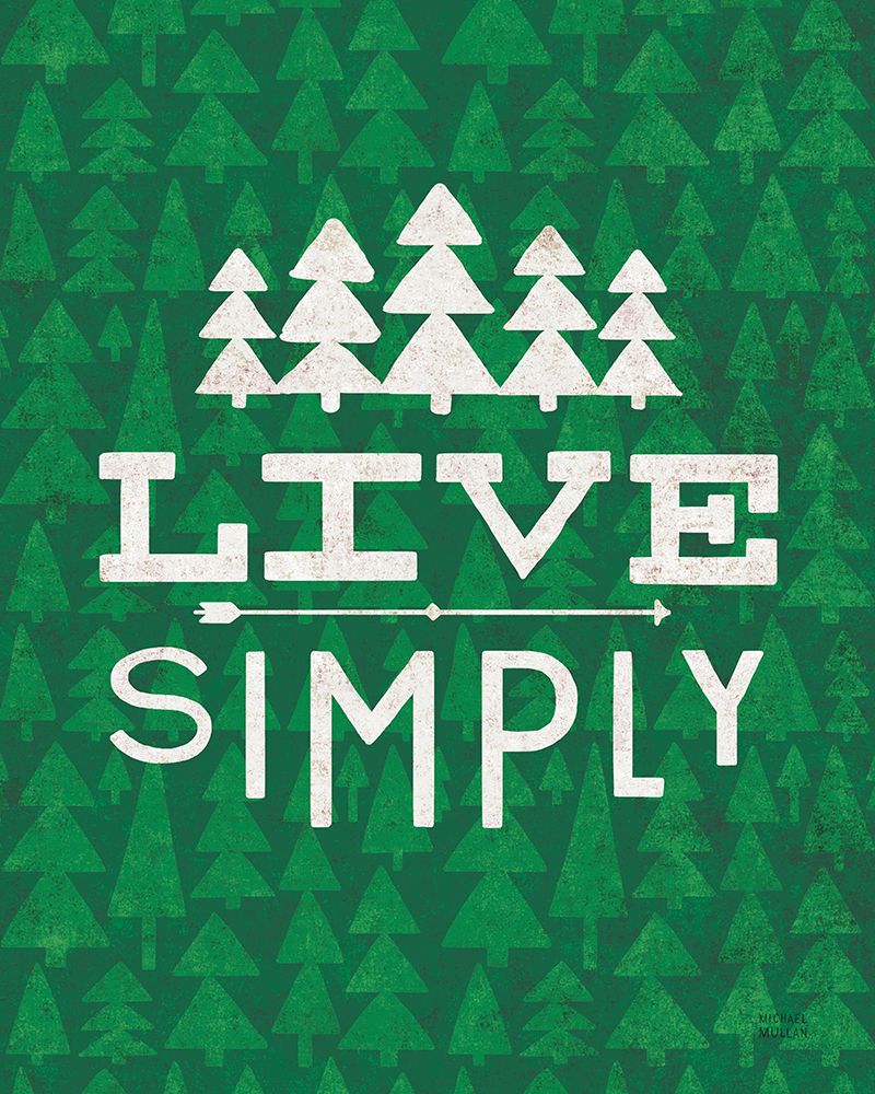 Happy Camper Live Simply art print by Michael Mullan for $57.95 CAD