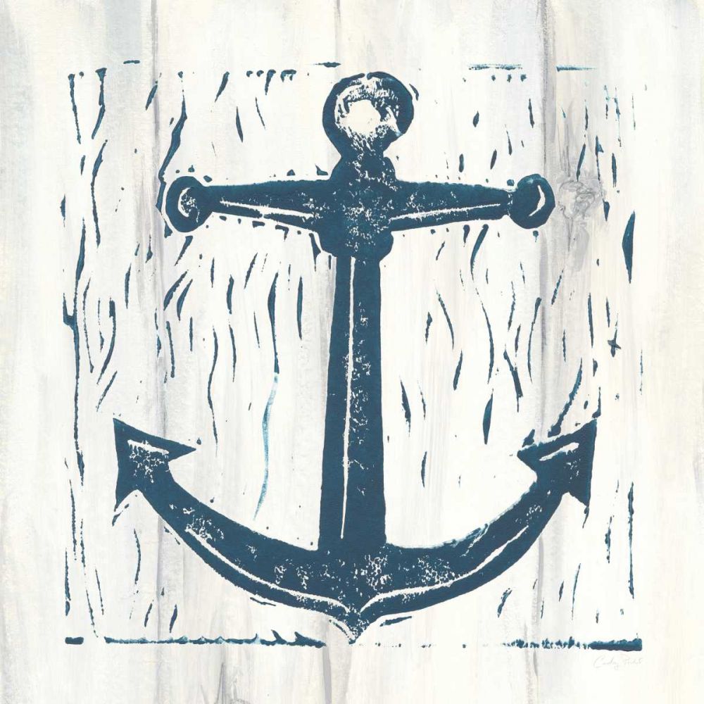 Nautical Collage III On White Wood art print by Courtney Prahl for $57.95 CAD