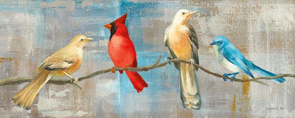 Bird Gossip art print by Danhui Nai for $57.95 CAD