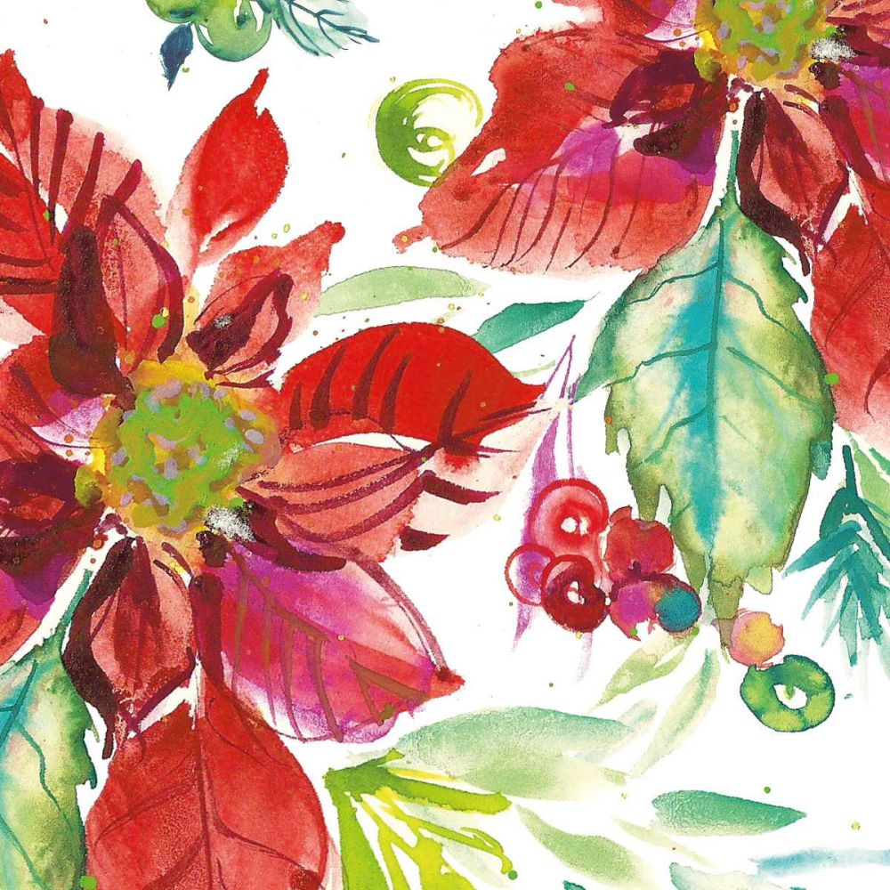 Poinsettia Pretty II art print by Kristy Rice for $57.95 CAD