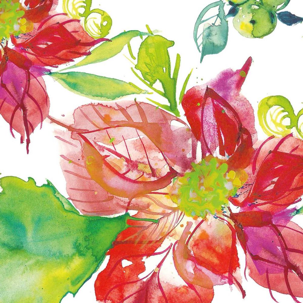 Poinsettia Pretty III art print by Kristy Rice for $57.95 CAD