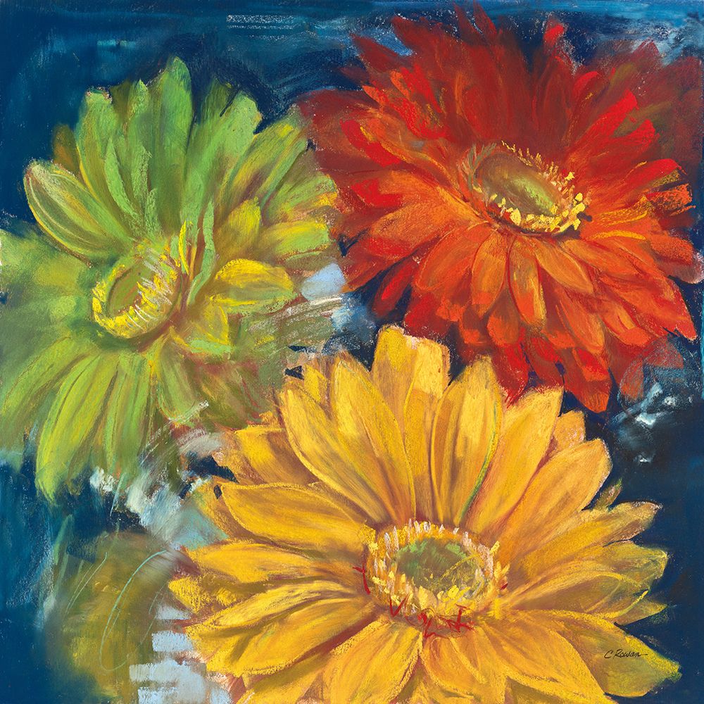 Gerbera Glow I art print by Carol Rowan for $57.95 CAD