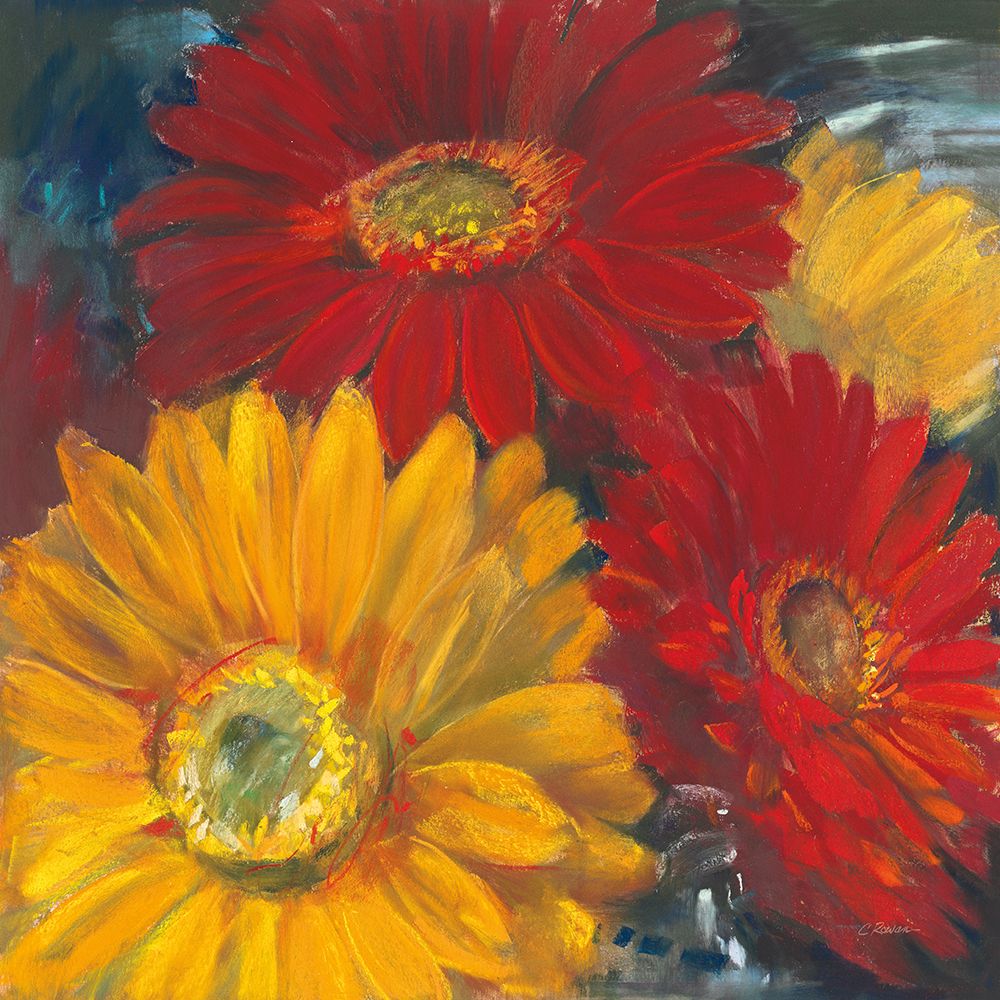 Gerbera Glow II art print by Carol Rowan for $57.95 CAD
