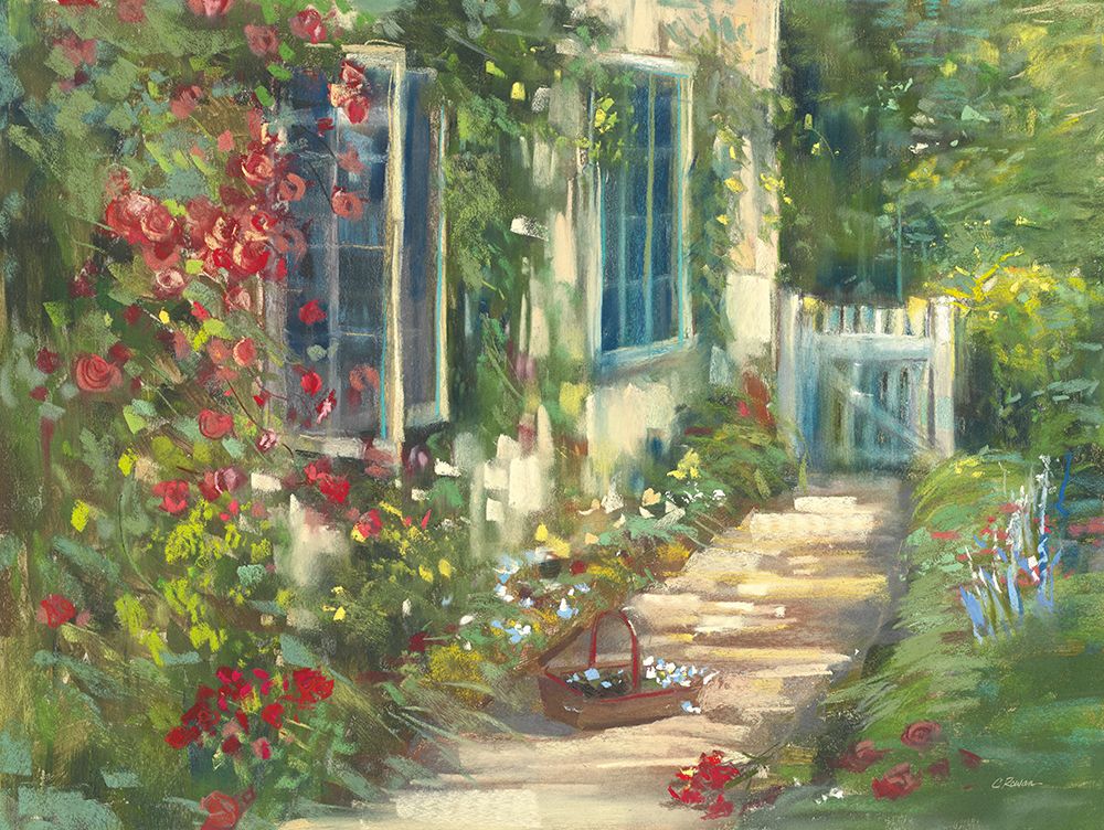 Cottage Garden art print by Carol Rowan for $57.95 CAD
