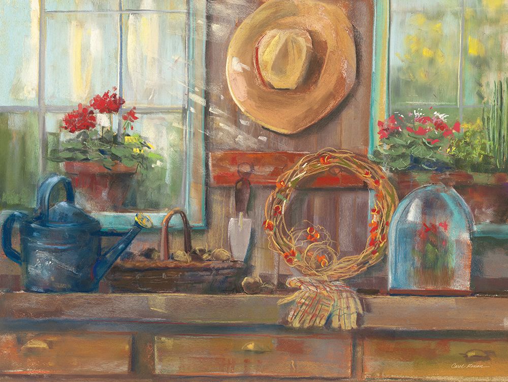 Gardeners Table II art print by Carol Rowan for $57.95 CAD