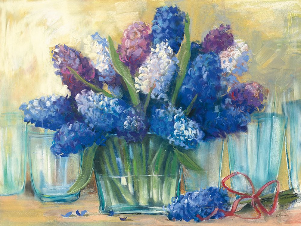 Blue Hyacinths art print by Carol Rowan for $57.95 CAD