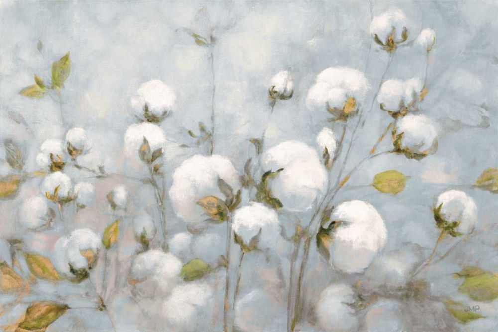Cotton Field Blue Gray art print by Julia Purinton for $57.95 CAD
