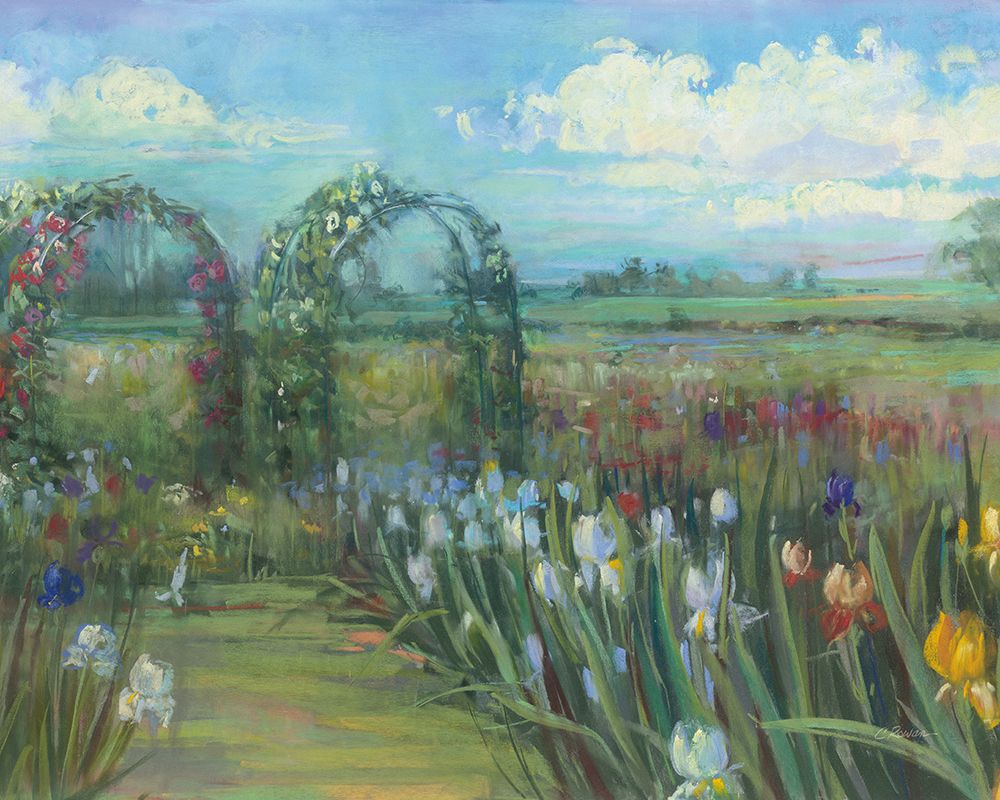 Field of Colorful Tulips Crop art print by Carol Rowan for $57.95 CAD
