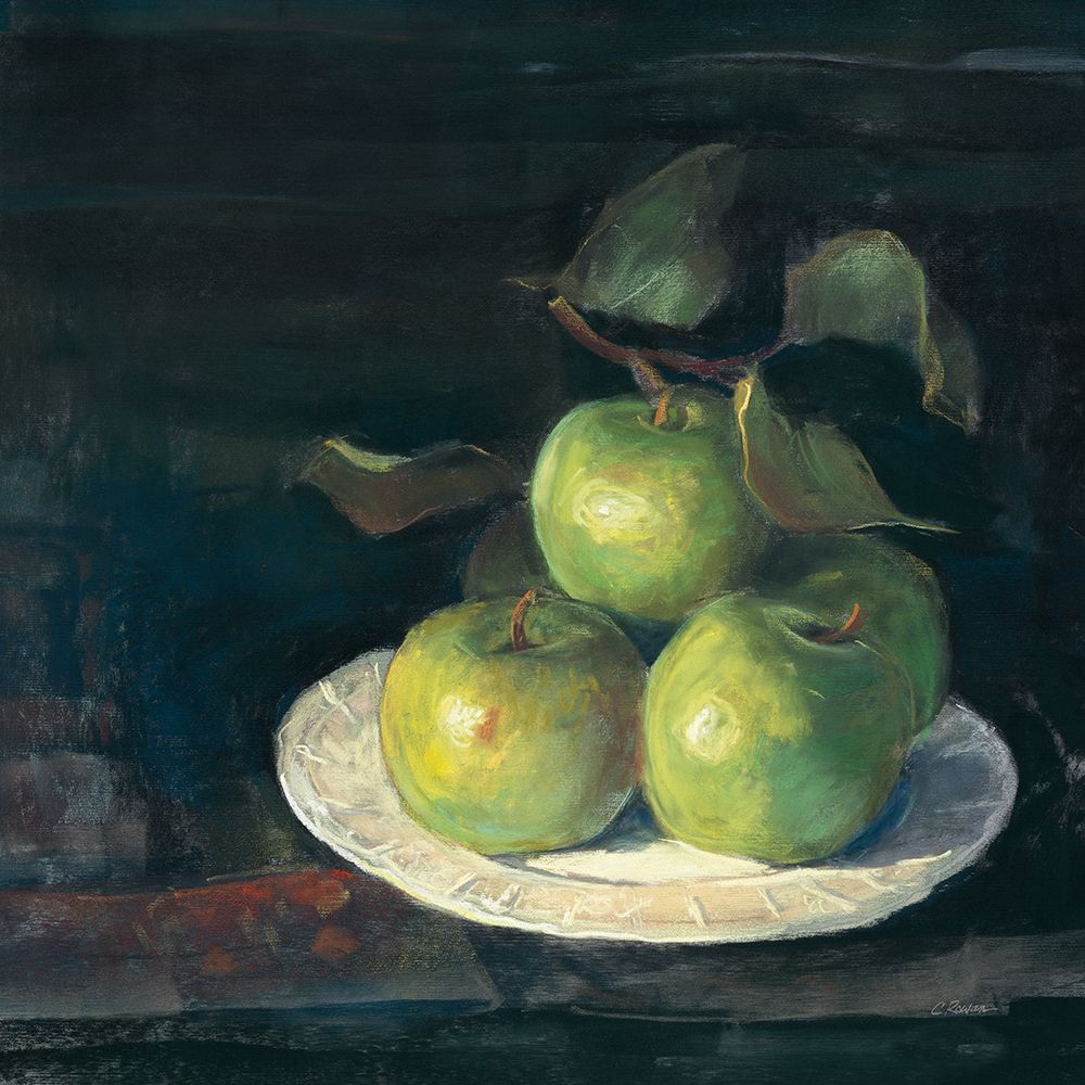 Green Apples II art print by Carol Rowan for $57.95 CAD