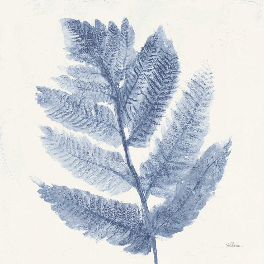 Forest Ferns I Blue art print by Albena Hristova for $57.95 CAD