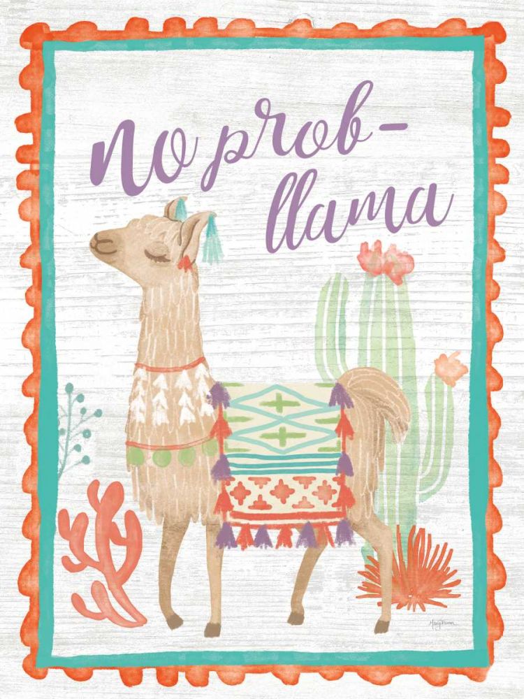 Lovely Llamas IV No Probllama art print by Mary Urban for $57.95 CAD